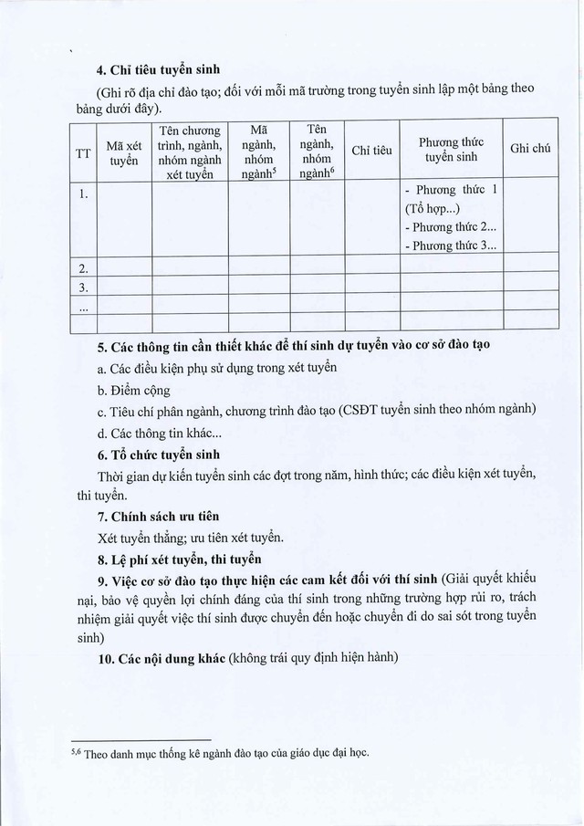 Thông tư 06/2025/TT-BGDĐT sửa đổi, bổ sung Quy chế tuyển sinh đại học, tuyển sinh cao đẳng Giáo dục Mầm non- Ảnh 10. Thông tư 06/2025/TT-BGDĐT sửa đổi, bổ sung Quy chế tuyển sinh đại học, tuyển sinh cao đẳng Giáo dục Mầm non- Ảnh 10.